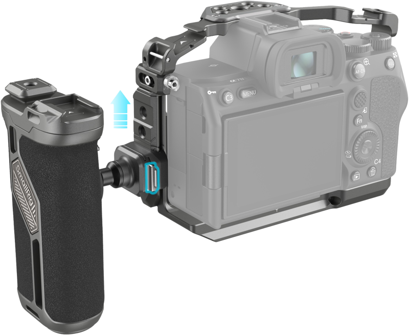 SMALLRIG 4539 HawkLock Quick Release Advanced Cage Kit for Sony Alpha 7R V / 7 IV / 7S III