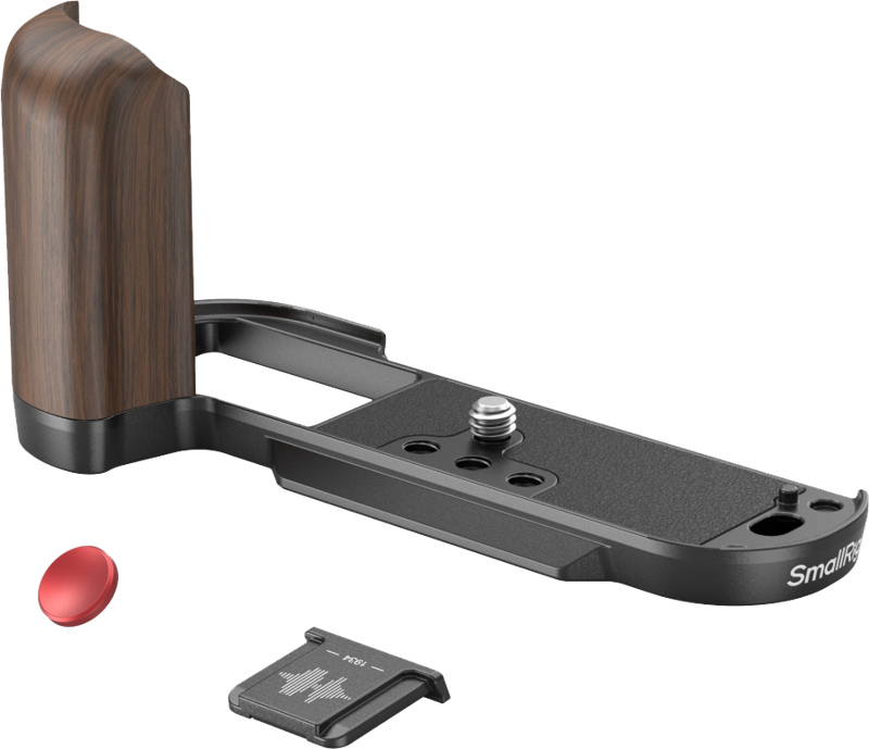 SMALLRIG 4784 Wooden L-Shape Grip for Fujifilm X-T50 Black