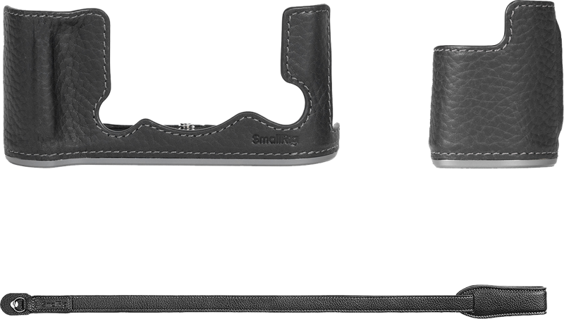 SMALLRIG 4709 Leather Half Case Kit for Fujifilm X-T50 Black