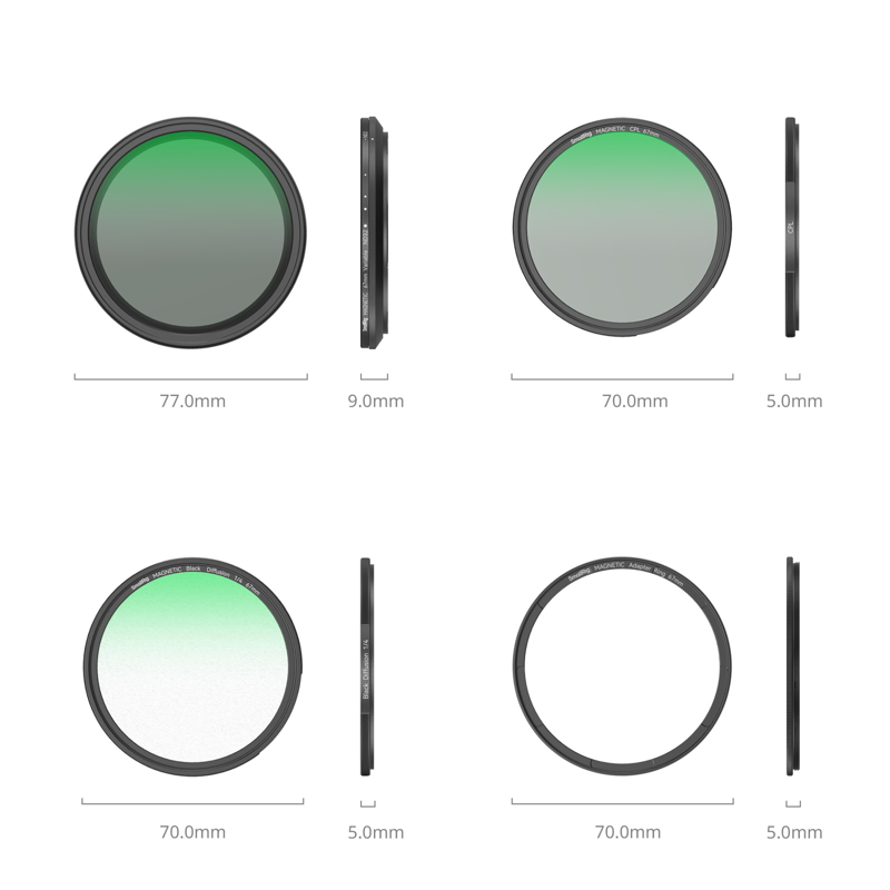 along with threaded adapter rings