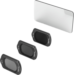 ND64 for medium brightness for improved exposure control and detail / color reproduction