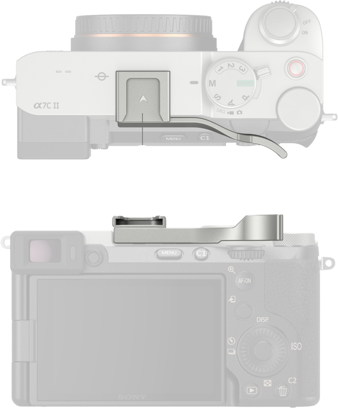 SMALLRIG 4818 Thumb Grip for Sony Alpha 7C II / Alpha 7CR / Alpha 7C Silver