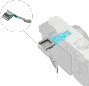 SMALLRIG 4818 Thumb Grip for Sony Alpha 7C II / Alpha 7CR / Alpha 7C Silver