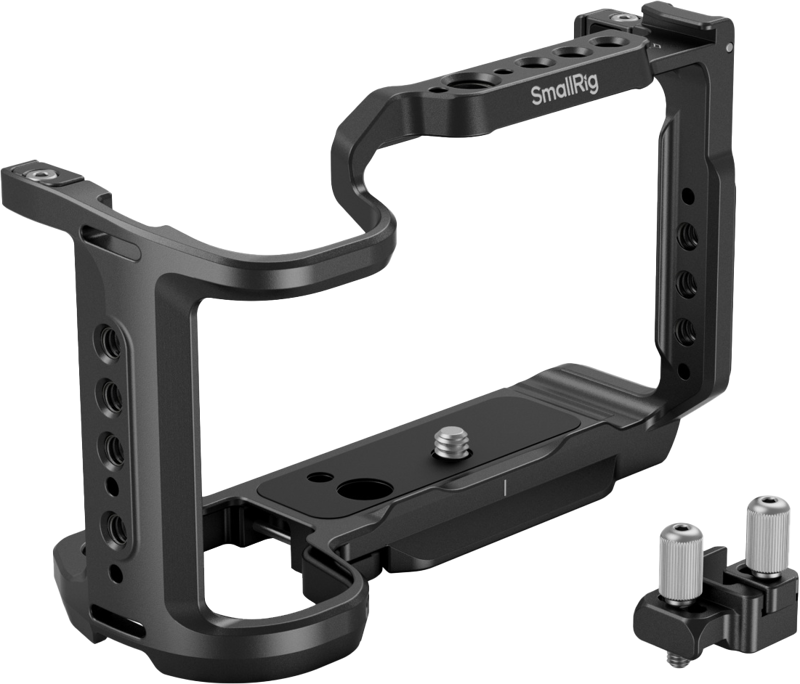 and secure the HDMI port. The cage kit includes a cage and an HDMI clamp.