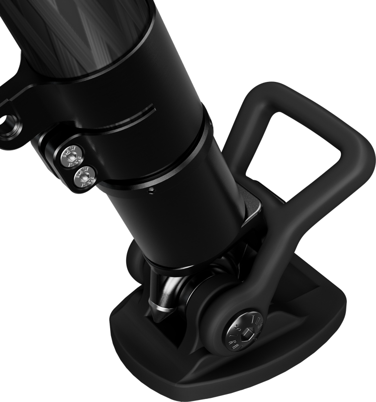 SVS- or SQ-tripod with these SV-F Rubber Horseshoe Feet from Sirui.