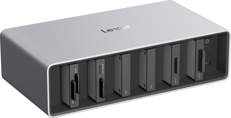 LEXAR Professional Workflow with Pro Thunderbolt4 uplink, 6 Module bay