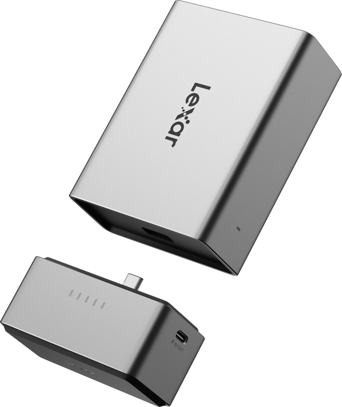 LEXAR Professional Workflow Go for 2 Module bay incl. 5000mAh battery