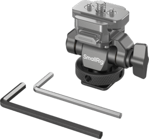 enabling the monitor support to be used with the accompanying quick release NATO clamp.