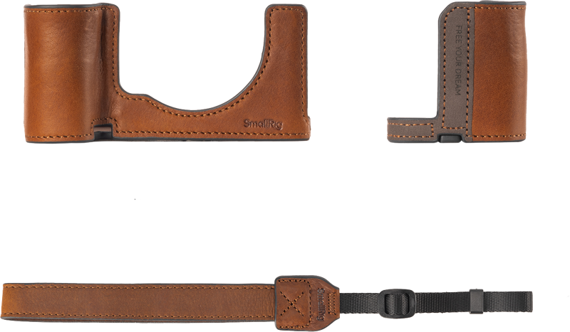 SMALLRIG 5015 Camera Leather Case Kit for Sony Alpha 7C II / Alpha 7CR