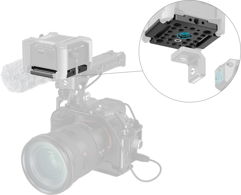 SMALLRIG 4883 Mount Plate for Zoom F3