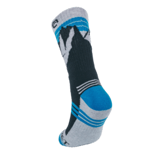 VALLERRET Merino Wool Crew Sock - Mtn Blue (size 36-40)