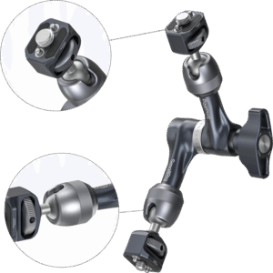 ARRI Locating screw at another end for securely attaching such accessories