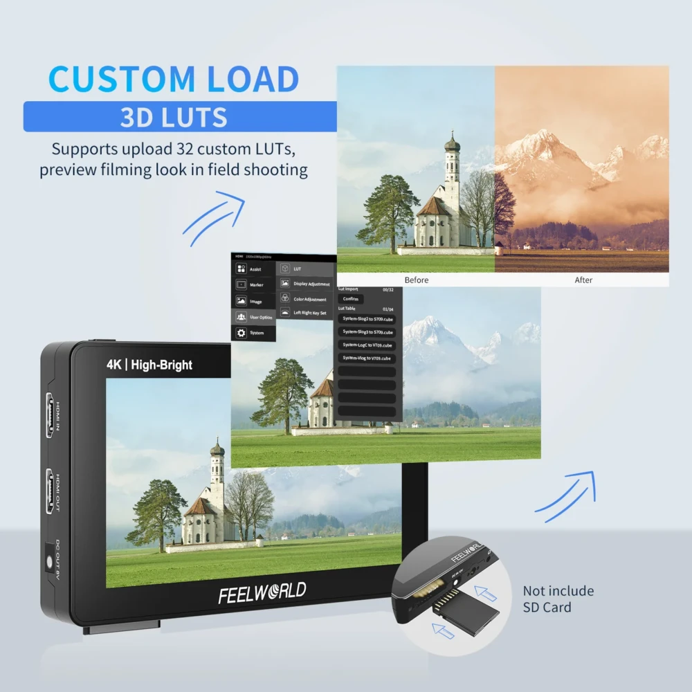 5.5" FEELWORLD Monitor F6PLUSX