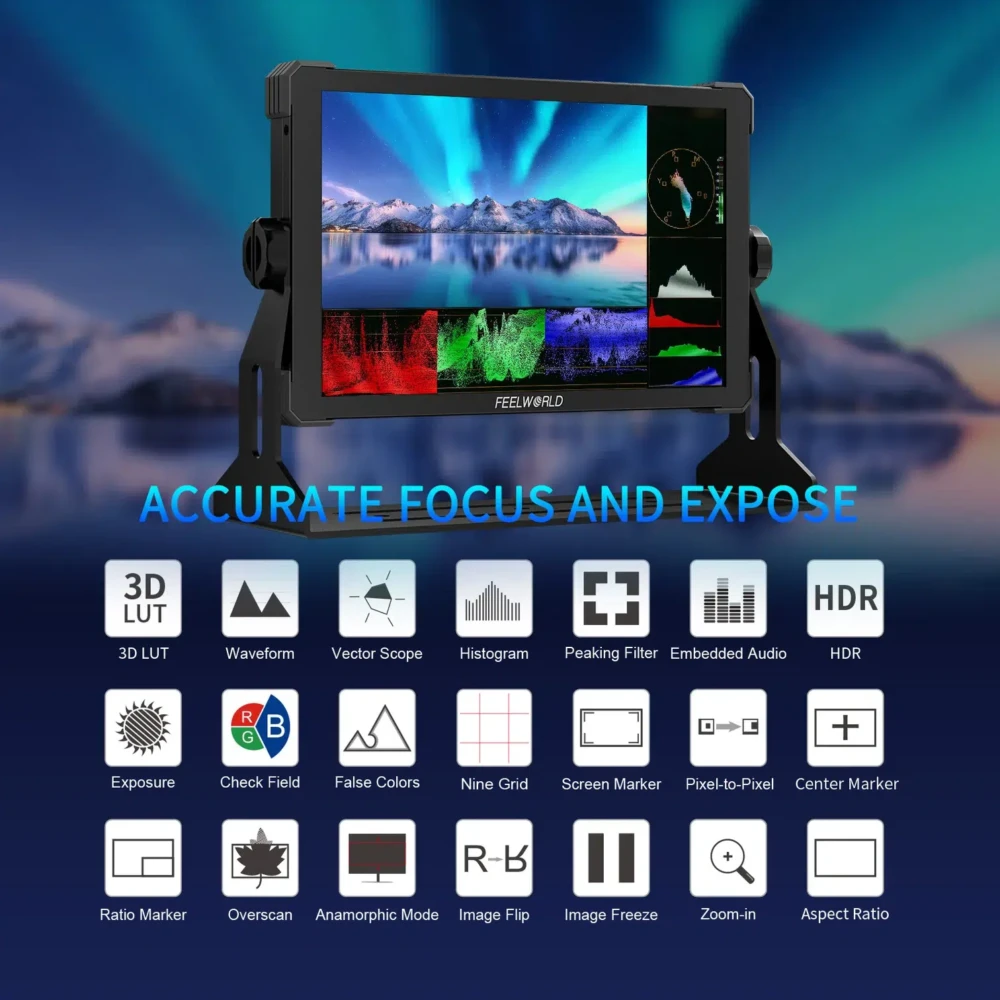 10.1" FEELWORLD Monitor T10