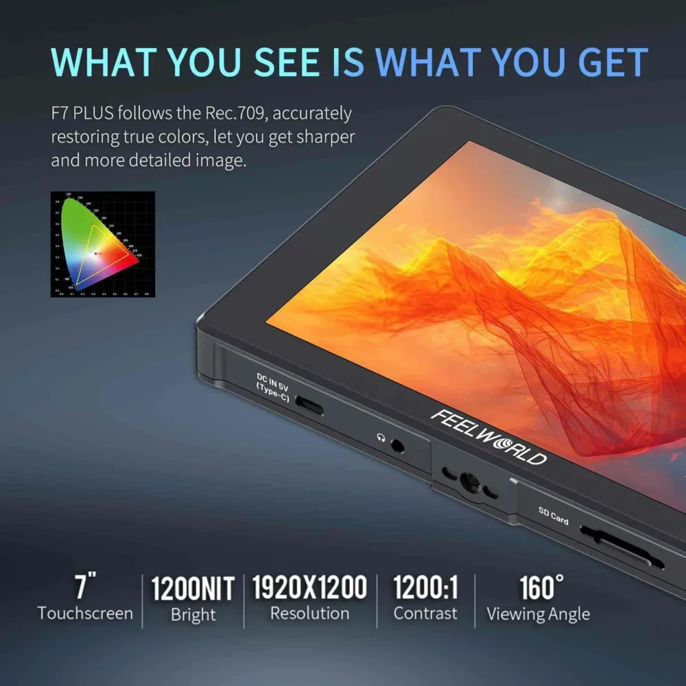 7" FEELWORLD Monitor F7 PLUS
