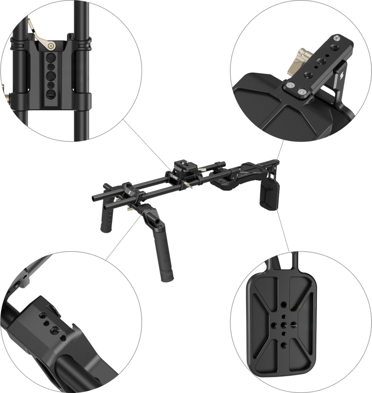 SMALLRIG 4480 Shoulder Rig Kit Classic Version