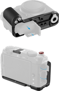 SMALLRIG 4876 L-Shape Mount Plate with Silicone Handle for FUJIFILM X-M5 Black