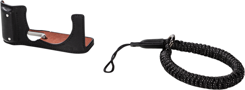 SMALLRIG 4879 Camera Leather Half Case Kit for FUJIFILM X-M5 Black