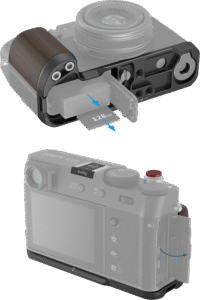 and designed ergonomically to enhance the grip feeling. The built-in Arca-Swiss quick release baseplate allows for easy and fast Arca-type tripod assembly and disassembly.