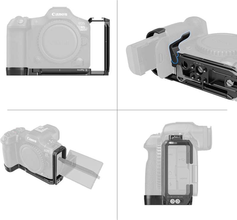SMALLRIG 4983 L-Shape Mount Plate for Canon EOS R5 Mark II