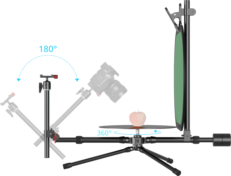 SMALLRIG 4807 Professional 12" 360° Photography Turntable