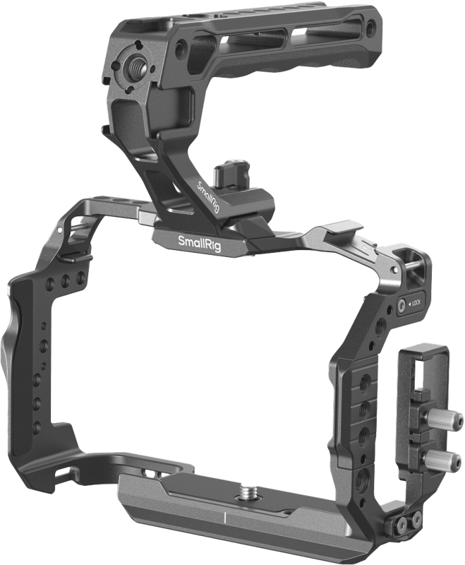 providing improved portability and accessory expansion. The kit includes a cage