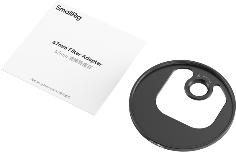 SMALLRIG 5172 Threaded Filter Adapter T-Mount 67mm