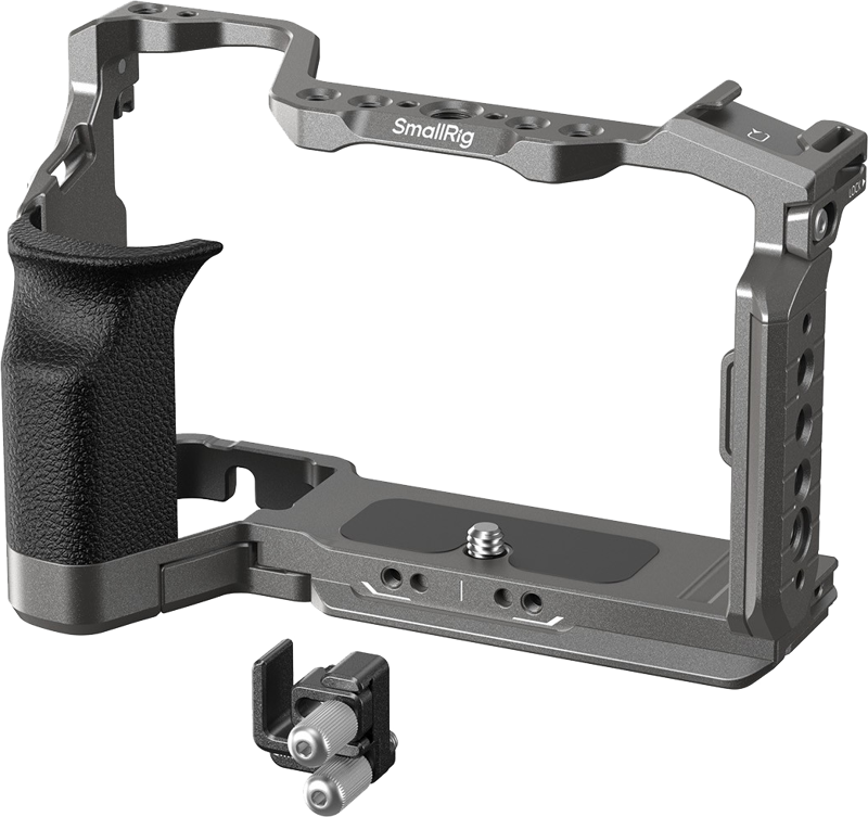 and versatile mounting options for your camera. This kit includes a cage