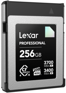 LEXAR CFexpress 4.0 Pro Diamond R3700/W3400 (VPG400) 256GB