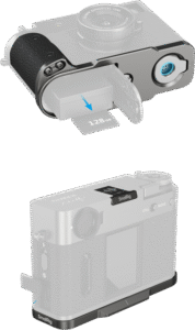 SMALLRIG 5217 L-Shaped Mount Plate with Silicone Handle for FUJIFILM X half Charcoal Silver