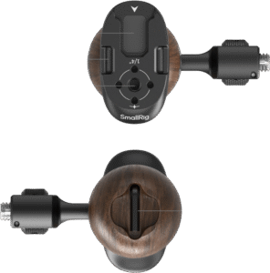 SMALLRIG 5238 Wooden Side Handle with 1/4"-20 & 3/8''-16 ARRI Locating Screws