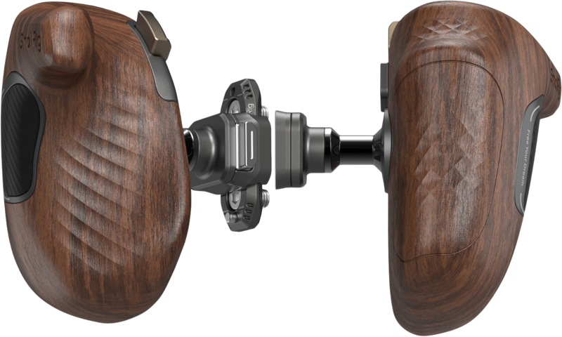 SMALLRIG 5161 ImageGrip Series Wooden Handle with NATO Clamp (Left Side)