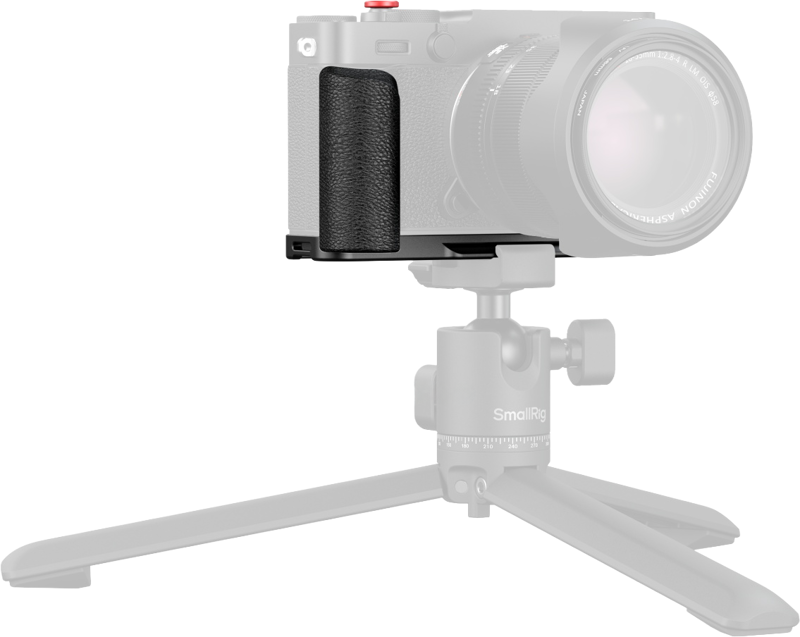 SMALLRIG 5448 L-Shaped Mount Plate with Silicone Handle for FUJIFILM X-E5 Black