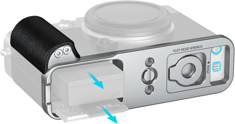 SMALLRIG 5447 L-Shaped Mount Plate with Silicone Handle for FUJIFILM X-E5 Silver