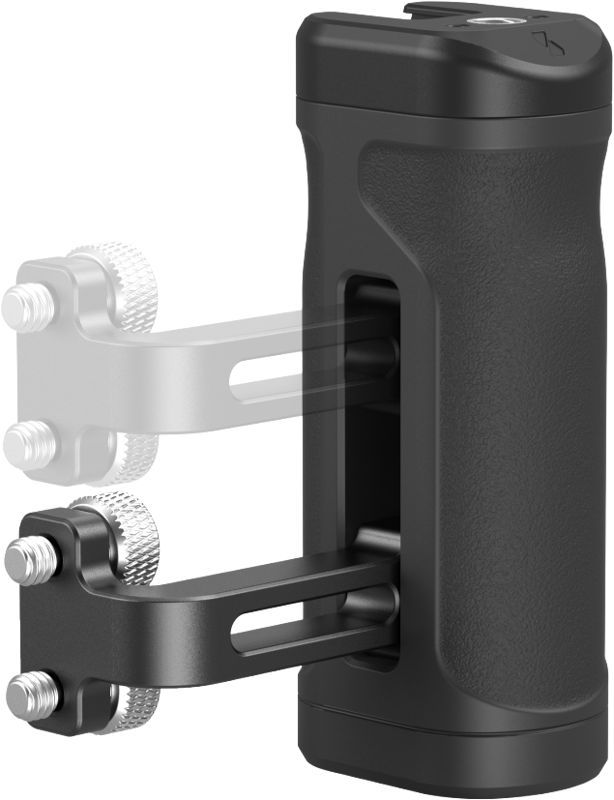 as well as a cold shoe mount for attaching monitor mounts