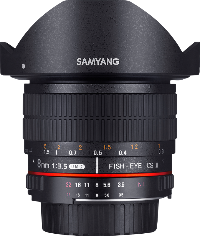 SAMYANG 8mm f/3.5 UMC Fish-Eye CS II Canon EF