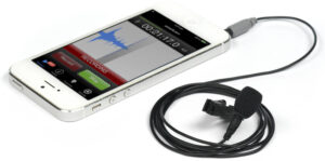 <li>High-quality clip-on microphone</li>