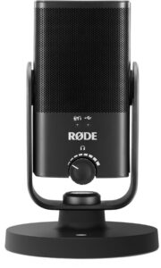 <li>Studio-quality compact microphone</li>