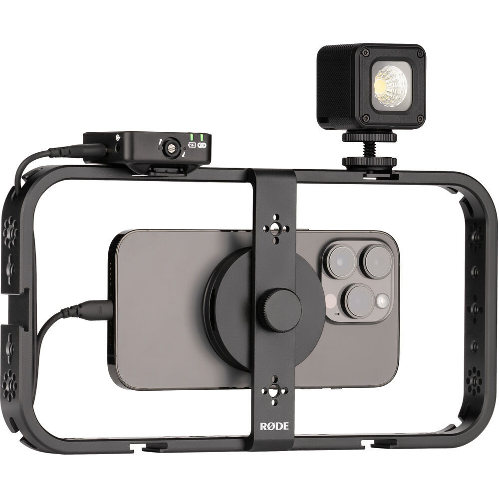 <li>Functional magnetic phone cage</li>