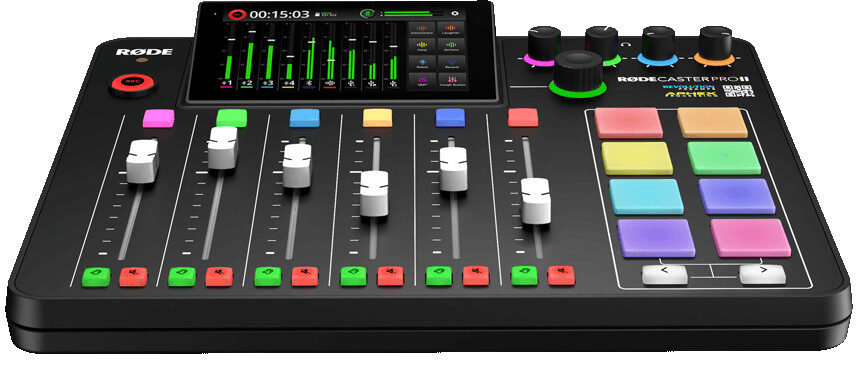 <li>Four combo inputs for microphones