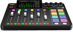 <li>Four combo inputs for microphones