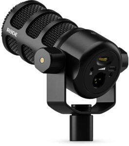 <li>Built-in pop-filter and shockmount</li>