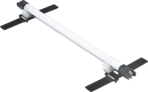 NANLITE Barndoor with eggcrate for Pavotube II 15C