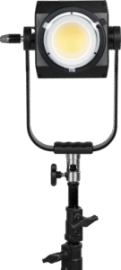 and exceptionally powerful output - and also has the versatility of an adjustable CCT range of 2700K–6500K. It was built for professional production with durable construction