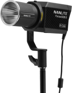 NANLITE Forza 60B II LED Bi-color Spot Light with 19°&36° Projection Attachment