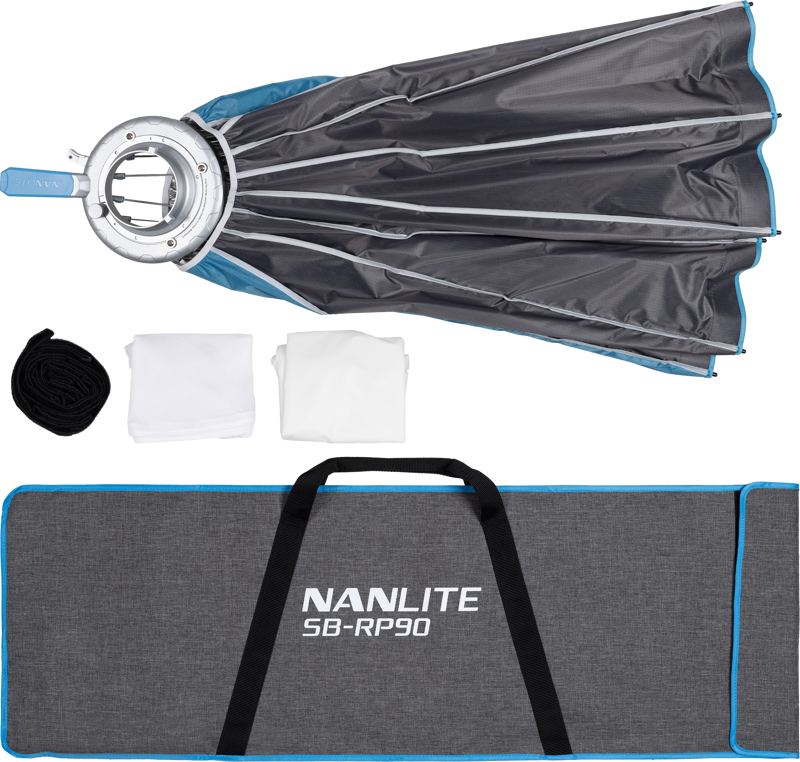 NANLITE Rapid 90 Parabolic Softbox SB-RP90 with Eggcrate