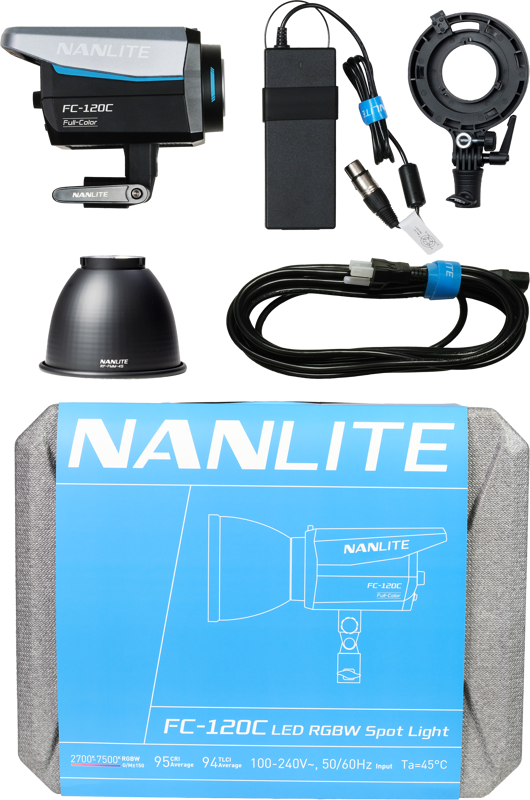 and creative projects. It offers a wide CCT range (2700K-7500K) for versatile lighting