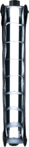 NANLITE Barndoor with eggcrate for Pavotube II 15X