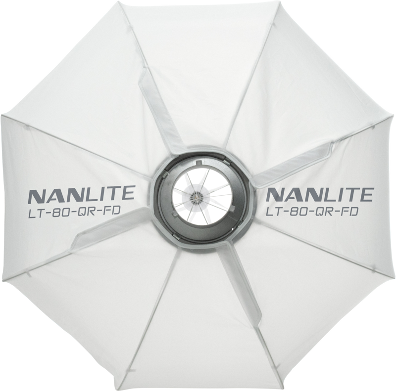 making it an ideal ambient light modifier for booming overhead. Covered entirely in white