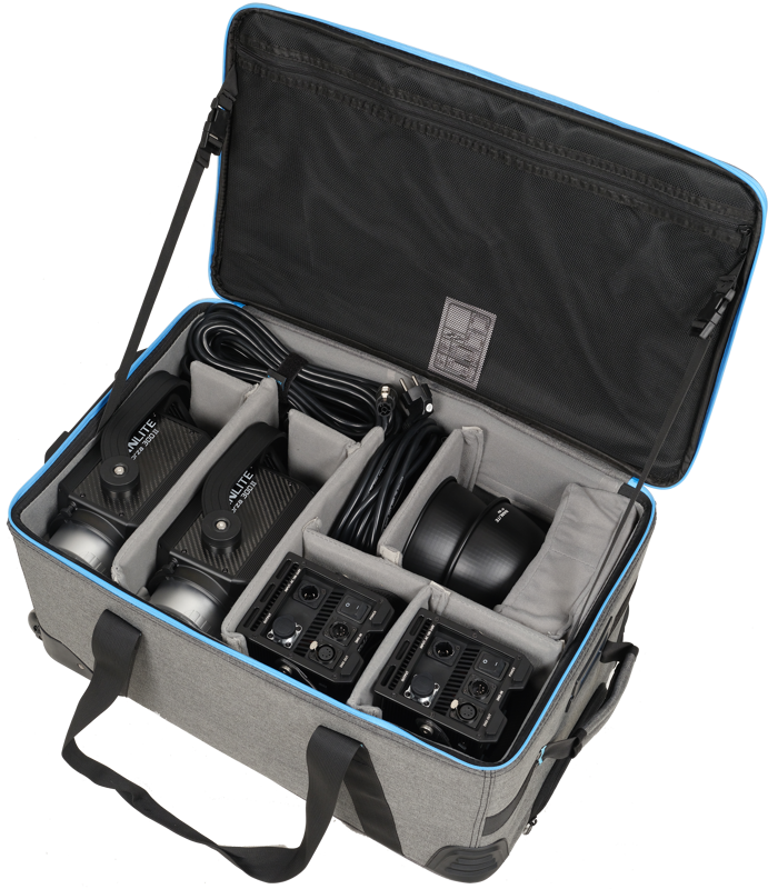 NANLITE Forza 300B II 2 Kit LED Spot Light with Trolley Case